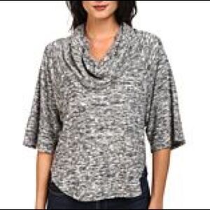 Splendid Gray Cow Neck Tunic Size XS